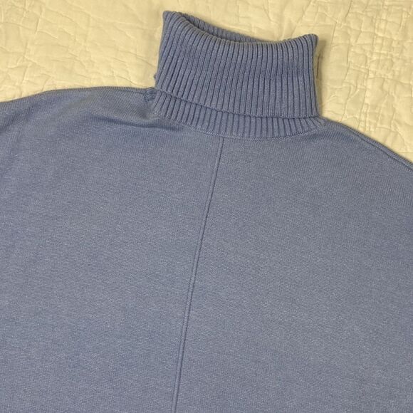 Ann Taylor Blue Oversized Turtleneck size Small - Picture 8 of 8